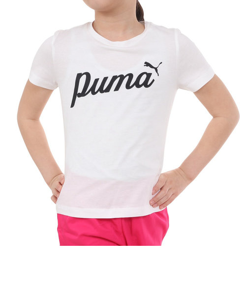 プーマ（PUMA）ジュニア ESS+ BLOSSOM Tシャツ 681385 02 WHT | Super 