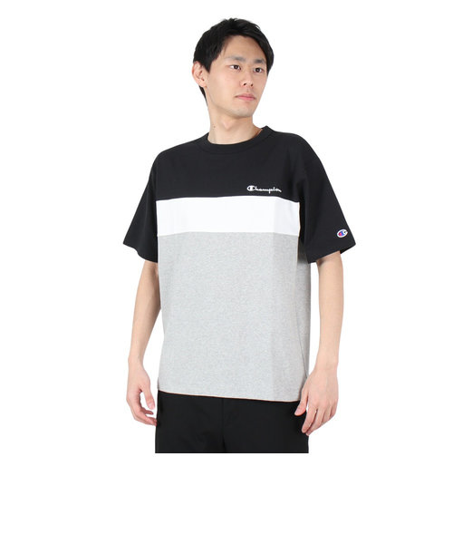 チャンピオン-ヘリテイジ（CHAMPION-HERITAGE）パネル ショートスリーブTシャツ C3-Z355 070