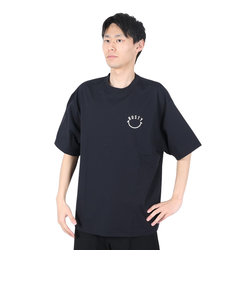 ラスティ（RUSTY）ペアテックス Tシャツ 半袖 スマイル 914473BLK