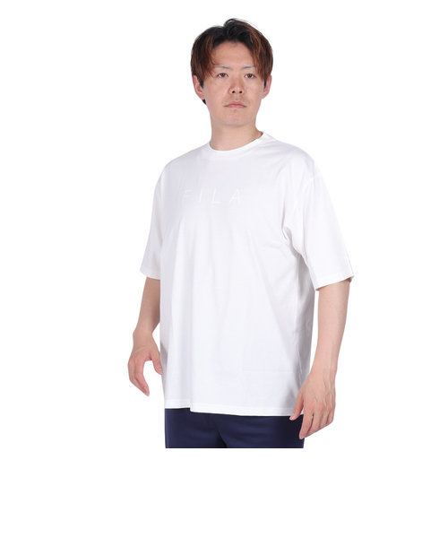 フィラ（FILA）テニスウェア リラックス半袖Tシャツ FM6713-02 冷感 速乾