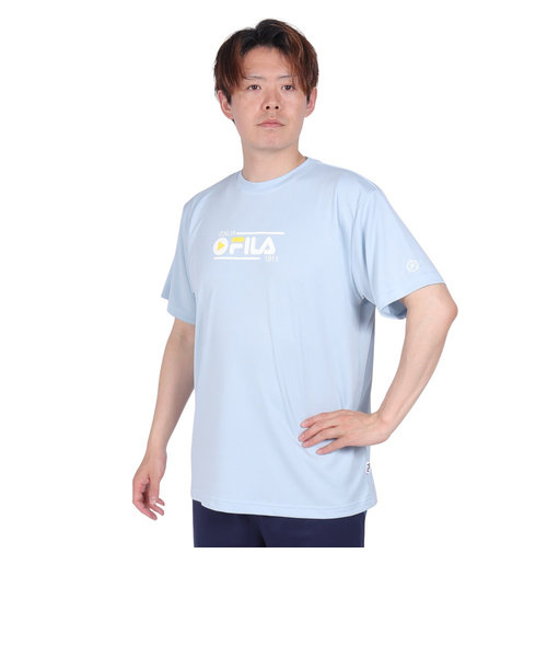 フィラ（FILA）テニスウェア プリント半袖Tシャツ FM6721-10 速乾