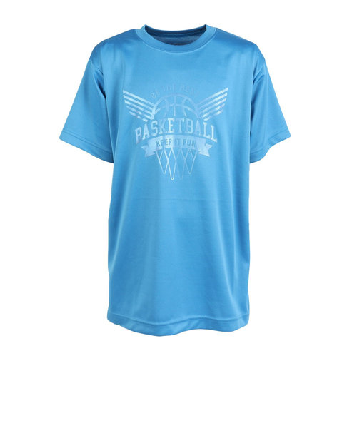 エックスティーエス（XTS）バスケットボールウェア ジュニア ドライプラス 半袖Tシャツ 751TS4ES0016BLU