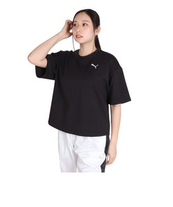 プーマ（PUMA）SUMMER PACK ベビーテリー Tシャツ 半袖 680708 01 BLK