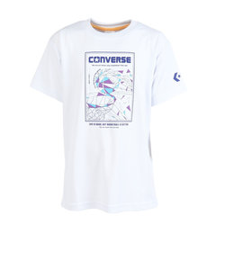 コンバース（CONVERSE）バスケットボールウェア ジュニア プリントTシャツ CB441353-1100 速乾