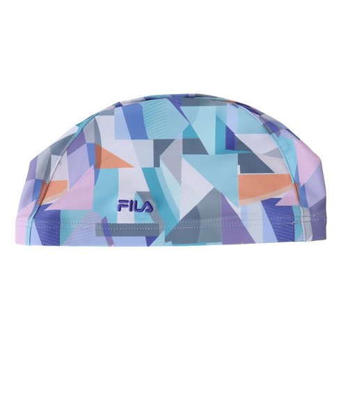 フィラ（FILA）水泳 キャップ カラーブロック プリントキャップ 314622-PPL