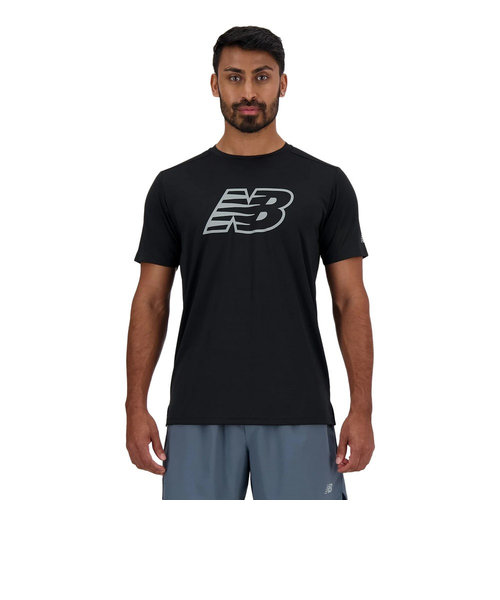 ニューバランス（new balance）Sport Essentials プリントショートスリーブTシャツ MT41224BK