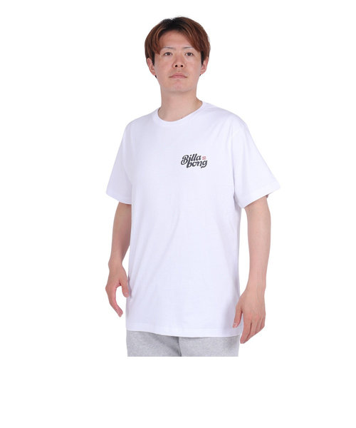 ビラボン（BILLABONG）CALI BEAR クルーネックTシャツ BE011223 WHT