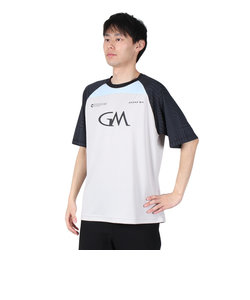 ドライプラスクール シャインブロック メッシュ 半袖Tシャツ CT4S0026-TR863-GRES GYXBK