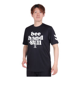 ヒュンメル（hummel）ハンドボールウェア BEE 半袖Tシャツ HAP1199-90 速乾