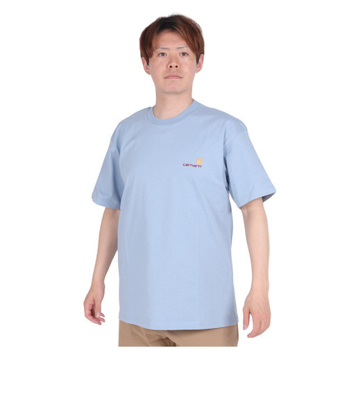 カーハート（CARHARTT）ショートスリーブ AMERICAN SCRIPT Tシャツ I0299560F4XX