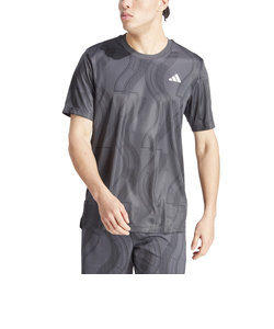 アディダス（adidas）テニスウェア クラブ テニス グラフィック半袖Tシャツ IKL90-IP1882