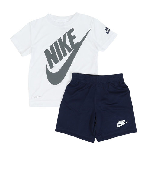 ナイキ（NIKE）ボーイズ FUTURA Tシャツ ショートパンツ セット 86F024-U90