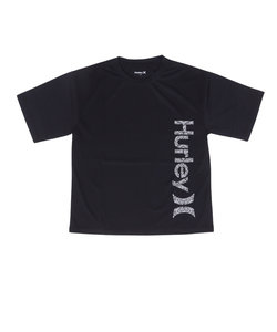 ハーレー（HURLEY）ボーイズ トライバル ロゴ 半袖Tシャツ BUT2431011-BLK