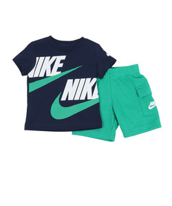 ナイキ（NIKE）トドラー B NSW HBR CARGO FT SHORT 上下セット 76J213-E5D