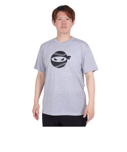 PITCHING NINJA（PITCHING NINJA ）野球ウェア ロゴ 半袖Tシャツ OT0124SS0001-GRY