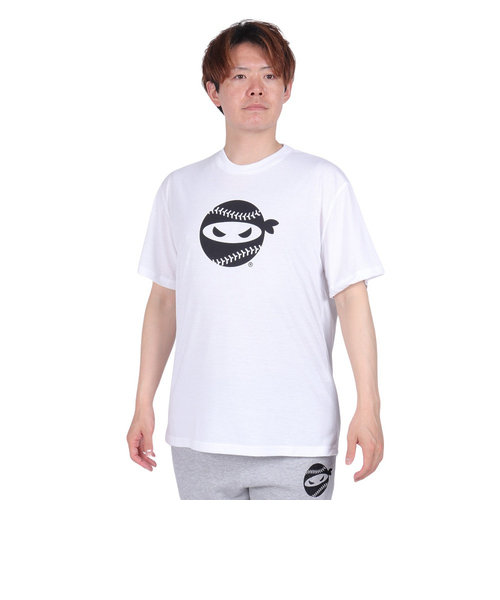 PITCHING NINJA（PITCHING NINJA ）野球ウェア ロゴ 半袖Tシャツ OT0124SS0001-WT