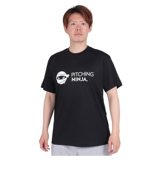 PITCHING NINJA（PITCHING NINJA ）野球ウェア EM&PR 半袖Tシャツ OT0124SS0002-BLK