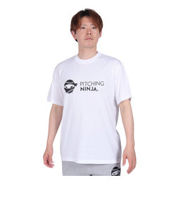 PITCHING NINJA（PITCHING NINJA ）野球ウェア EM&PR 半袖Tシャツ OT0124SS0002-WHT