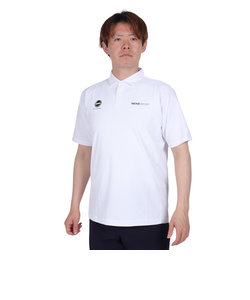 デサント（DESCENTE）SUNSCREEN ミニ鹿の子 バックロゴ ポロシャツ DMMXJA70 WH