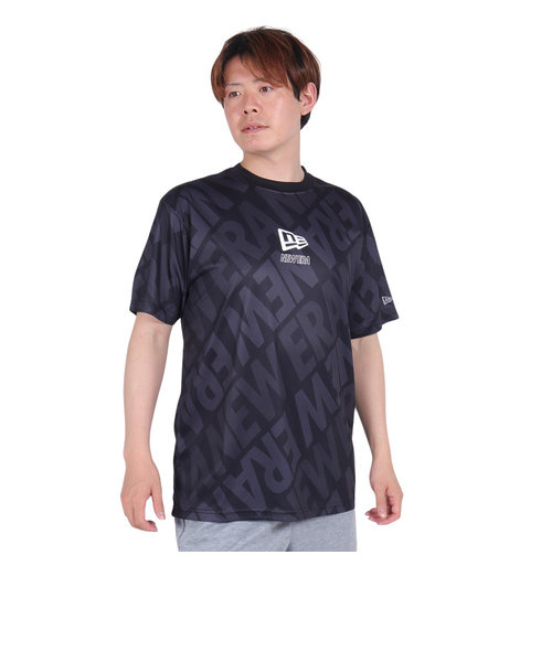 ニューエラ（NEW ERA）半袖 テック Tシャツ オールオーバーロゴ 14311390