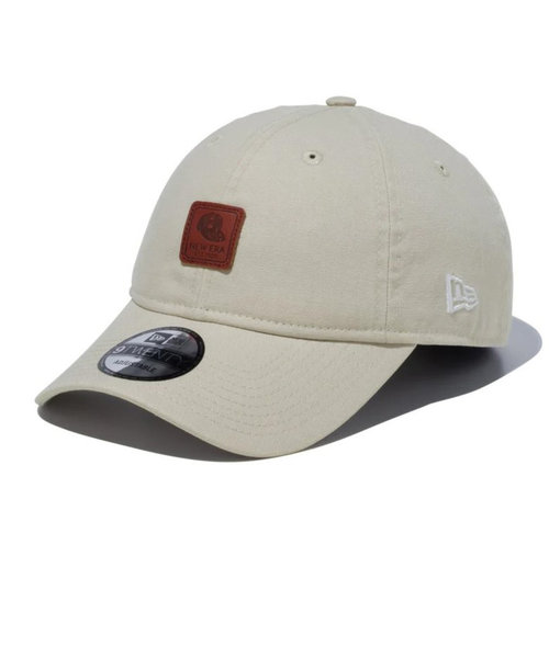 ニューエラ（NEW ERA）9TWENTY Leather Patch ダックキャンバス キャップ ストーン 14109824 大きいサイズ