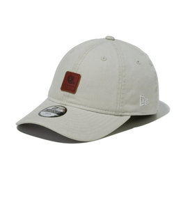 ニューエラ（NEW ERA）ユース 9TWENTY Leather Patch ダックキャンバス キャップ ストーン 14111928