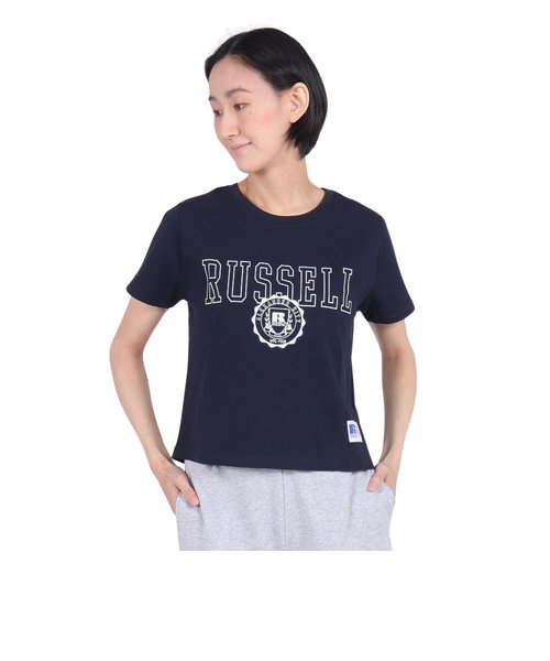 ラッセル（RUSSELL）16/-OE ショート丈 REG Tシャツ RBL24S1001 NVY