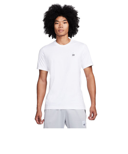 ナイキ（NIKE）Tシャツ バスケットボールウェア ショートスリーブ 5 白 半袖Tシャツ FN0804-100