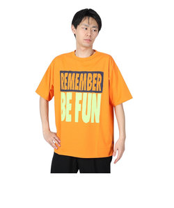 Tシャツ REMEMBER BE FUN 792-4134008 ORANGE