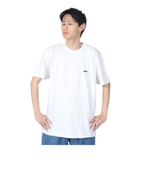 オベイ（OBEY）BOLD 2 半袖Tシャツ 165263016WHTO24P