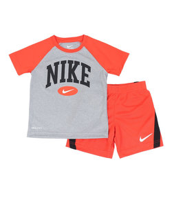 ナイキ（NIKE）ボーイズ NK DF RAGLAN MESH SHORT 上下セット 86L729-R7O