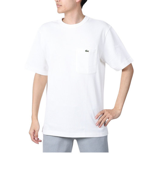 ラコステ（LACOSTE）鹿の子地 ポケット半袖Tシャツ TH4921-9970V