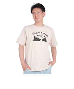 エルケクス（ELKEX）クルーネック半袖Tシャツ NATURE&LIFE EKM4S10013 BEG