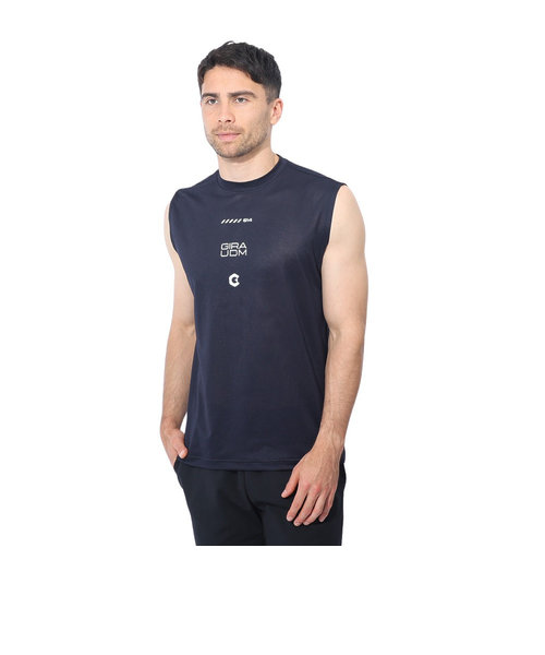 ドライプラス メッシュ ノースリーブTシャツ CT4S0033-TR863-GRES NVY