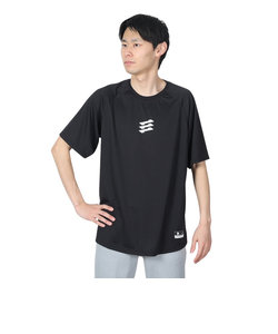 エゴザル（EGOZARU）バスケットボールウェア BIGシルエット スリークランクロゴ Tシャツ EZST-S2435-012 速乾