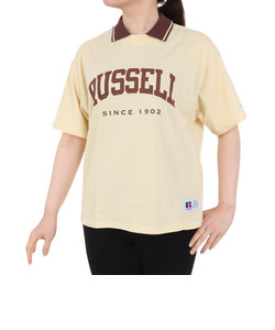 ラッセル（RUSSELL）襟付き カレッジ ワイド Tシャツ RBL24S1012 CRM