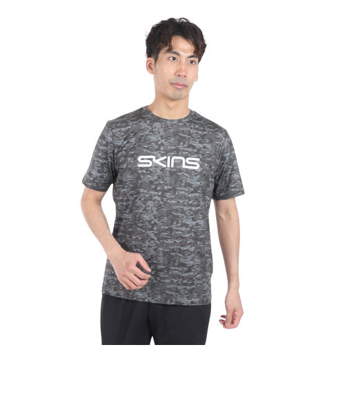 スキンズ（SKINS）アクティブウェア プリント Tシャツ 184-21340-119