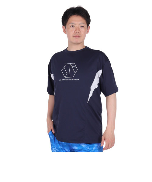 VIATEX DRY メッシュ Tシャツ CT4S0021-TR863-GRES NVY