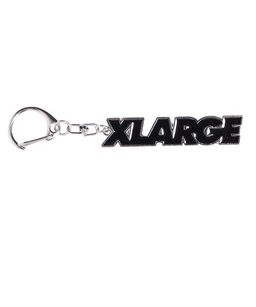 エクストララージ（XLARGE）スタンダード ロゴ キーチェーン 101241054007-BLACK