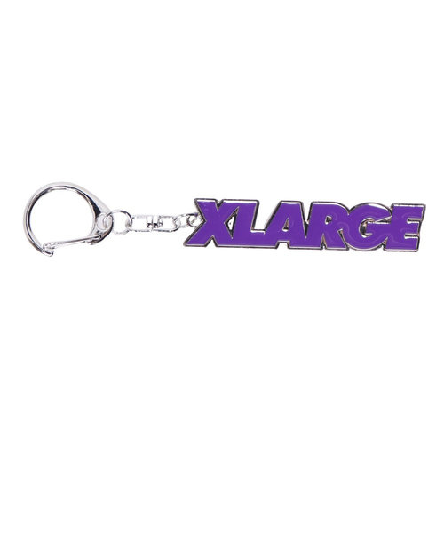 エクストララージ（XLARGE）スタンダード ロゴ キーチェーン 101241054007-PURPLE