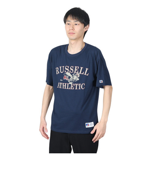 ラッセル（RUSSELL）30s/-BBバート 半袖Tシャツ RBM24S0016 NVY