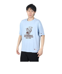 ラッセル（RUSSELL）30S/-アイスホッケー ベア 半袖Tシャツ RBM24S0017 BLU