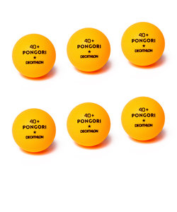 ポンゴリ（PONGORI）卓球ボール100 40 X6 8773562