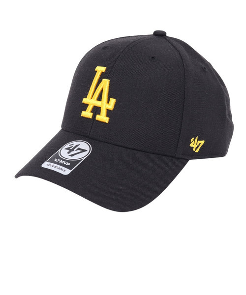 フォーティーセブン（47）ロサンゼルス・ドジャース 47 MVP Black×Yellow Logo キャップ B-MVP12WBV-BKV