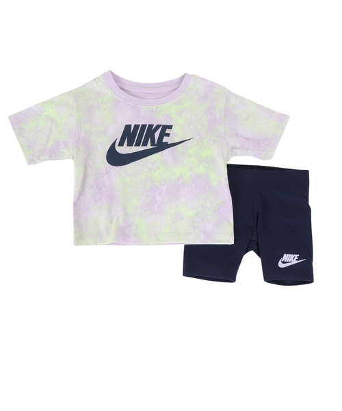 ナイキ（NIKE）キッズ NKG BOXY Tシャツ & BIKE ショーツ 上下セット 