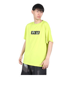 アクター（AKTR）バスケットボールウェア SCRIBBLE ボックスロゴ スポーツTシャツ 124-018005 YL 速乾