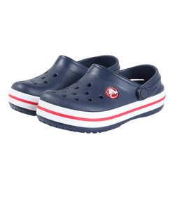 クロックス（crocs）ジュニアスポーツサンダル クロックバンドクロッグトドラー N/R ネイビー 207005-485 シャワサン 軽量 耐久性 お手入れ簡…