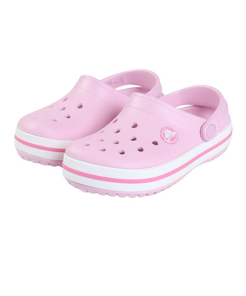 クロックス（crocs）ジュニアスポーツサンダル クロックバンドクロッグトドラー Pink ピンク 207005-6GD シャワサン 軽量 耐久性 お手入れ簡…