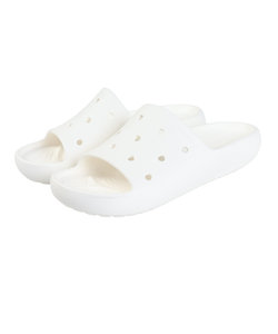 クロックス（crocs）スポーツサンダル クラシック スライド 2.0 White ホワイト 209401-100 シャワサン 軽量 速乾性 お手入れ簡単