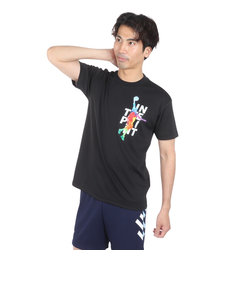 インザペイント（IN THE PAINT）バスケットボールウェア 半袖Tシャツ ITP24363BLK 速乾